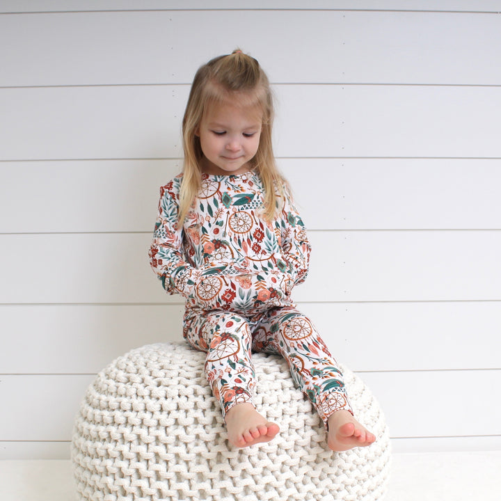 Front Opening Romper in Catching Dreams | Bamboo Viscose