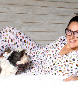 Women’s 2 pc set in Kabuki Sushi | Bamboo Viscose