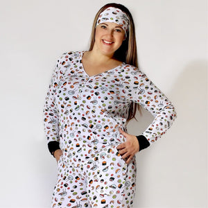 Women’s 2 pc set in Kabuki Sushi | Bamboo Viscose