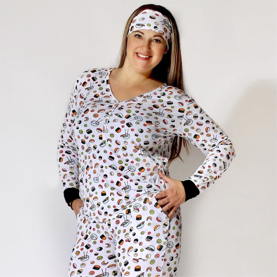 Women’s 2 pc set in Kabuki Sushi | Bamboo Viscose