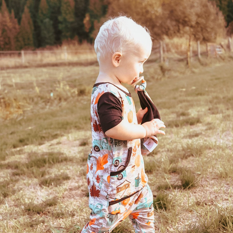 Lovey in Pumpkins and Pickups | Bamboo Viscose
