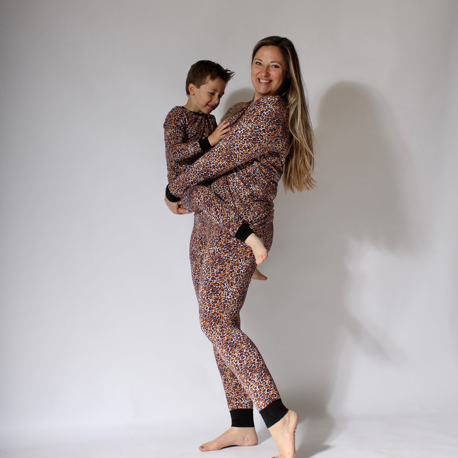 Women’s 2 pc set in Leopard King | Bamboo Viscose