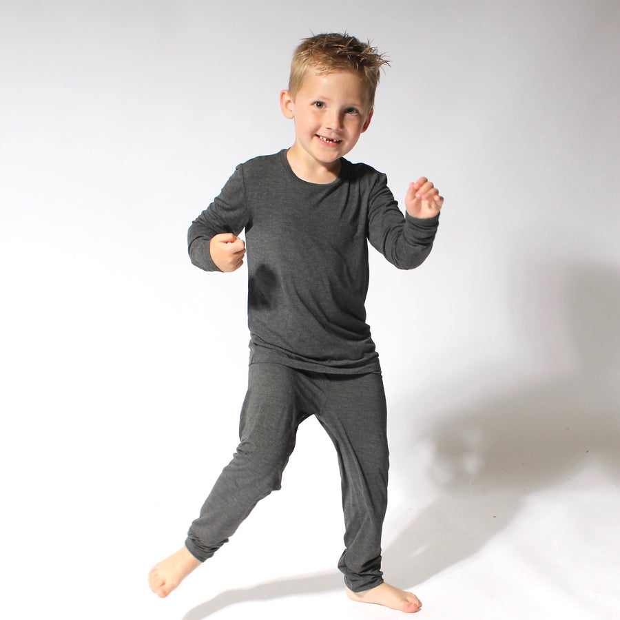 2 pc Loungewear Set in London Fog | Bamboo Viscose