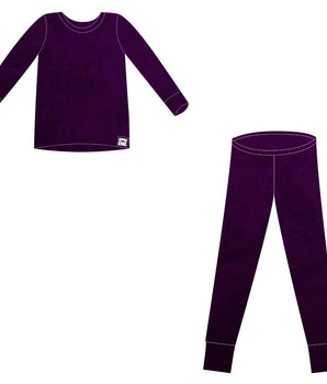 2 pc Loungewear Set in Grape | Bamboo Viscose